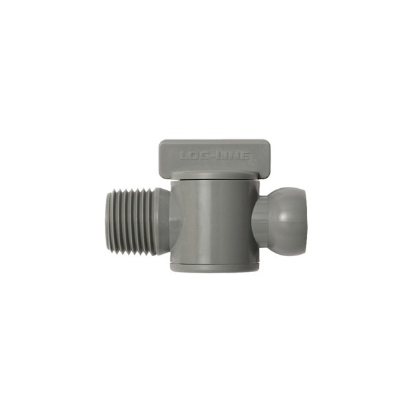 39852-G – 灰色 – 1/2寸外牙 NPT 阀门 – 10只装
