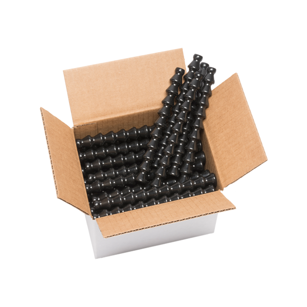 49420-BLK – 黑色 – 1/4寸 软管 节软管 (55个) 散装 25英尺