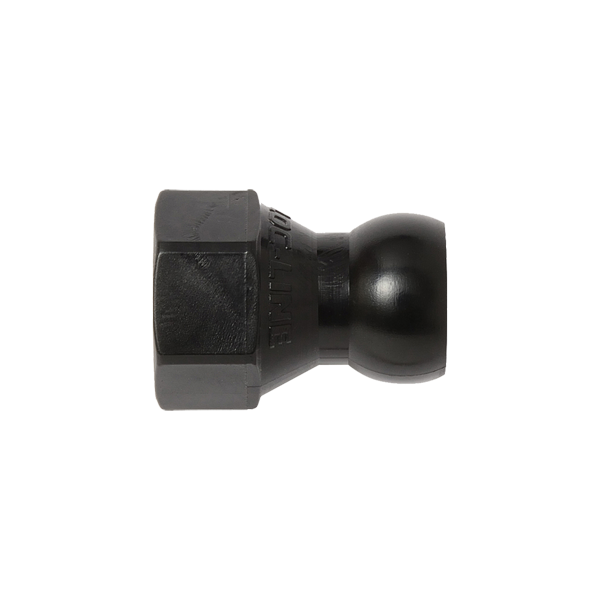 49434-BLK – 黑色 – 1/4寸 SAE 喇叭螺母 转接头 – 20只装