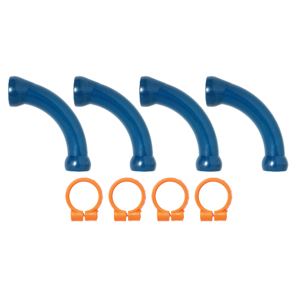 50874 – 1/2寸Extended 弯头 with Clamps