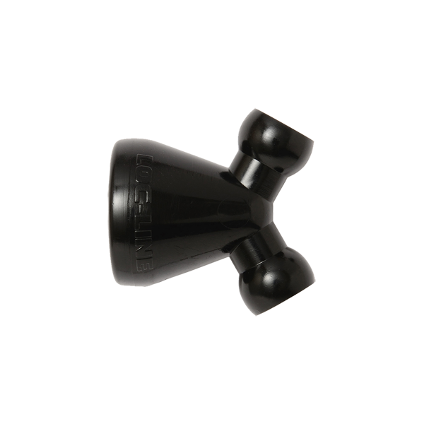 59870-BLK – 黑色 – 1/2寸to 1/4寸 Y 异径接头 – 20只装