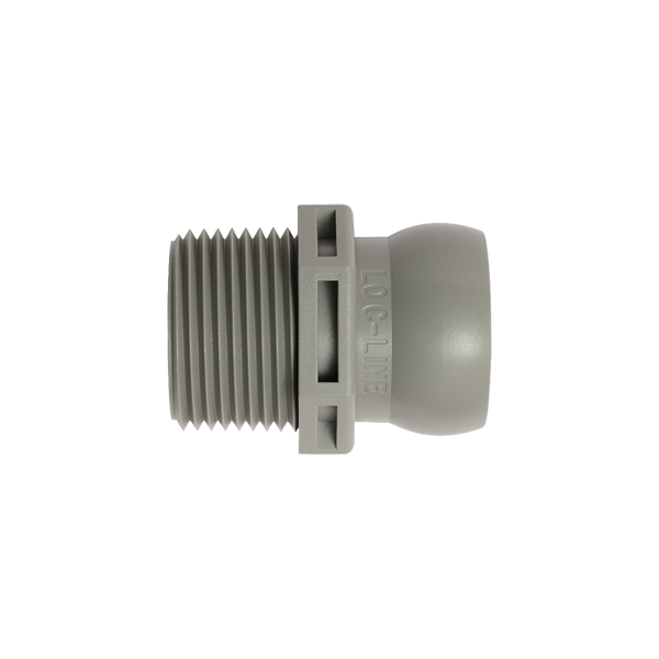 69545-G – 灰色 -3/4寸 NPT 接头 – 50只装
