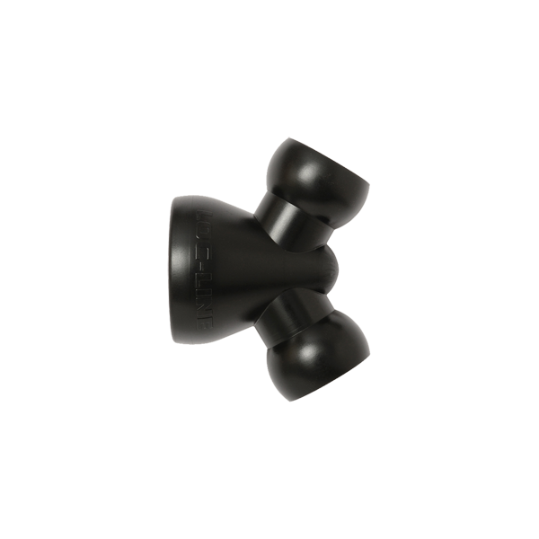 69552-BLK – 黑色 – 3/4寸 to 1/2寸Y 异径接头 – 20只装