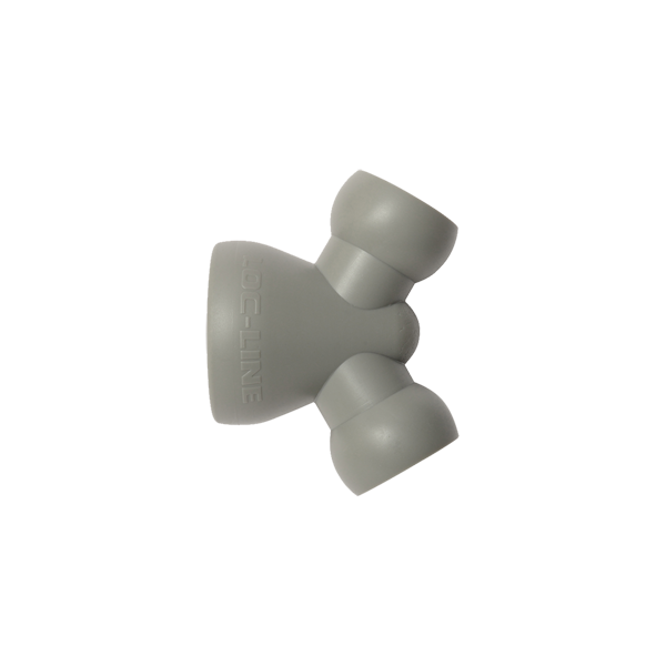 69552-G – 灰色 -3/4寸 to 1/2寸Y 异径接头 – 20只装