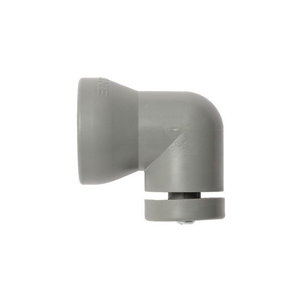 69561-G – 灰色 -3/4寸 防护屏 Mounting 弯头 白色/Washer&Screw – 20只装
