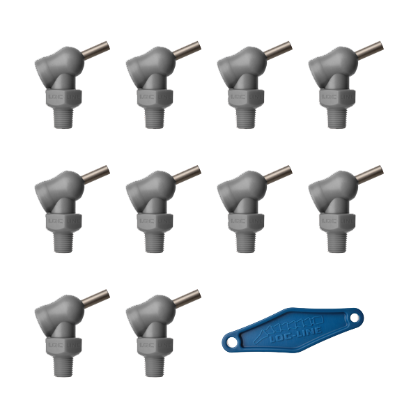 79054-G – HPT高压型 灰色 (XR型) 带调节扳机 喷嘴=.160X.5 螺纹=1/8寸 10只装